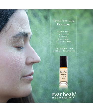Evanhealy Blemish Purifying Facial Serum Roll-On for Acne | Natural Spot Treatment with Essential Oils | Rosehip Seed Oil | Alcohol-Free - Buy Online on GoSupps.com