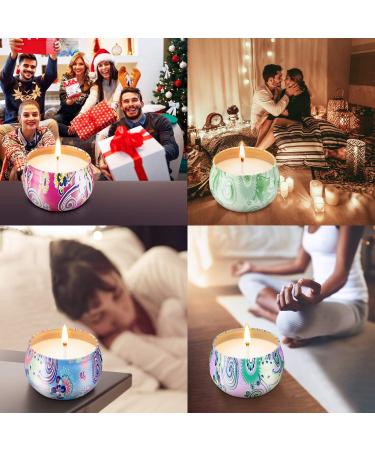 Onlywax 4 x 125g Scented Soy Wax Candles Gift Set Rose Lavender Vanilla Lemongrass Aromatherapy for Women - Buy Online on GoSupps.com