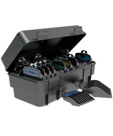 Wahl Genuine Elite Guide Comb Set with Colored Metal Clips and Hair Clipper Guard Organization Caddy, 12 Full Size Attachment Guards from 1/16 to 1 for Increased Cutting Performance - 3291-300 - Buy Online on GoSupps.com