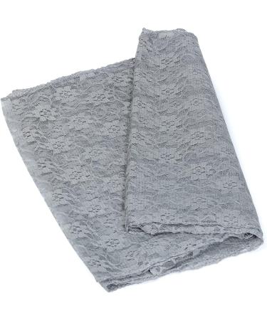 MDS 10 Yard Bridal Solid Raschel Lace Fabric Bolt - Silver Gray | 55 Width for Wedding Dress, Fashion Crafts, Decorations - Buy Online on GoSupps.com
