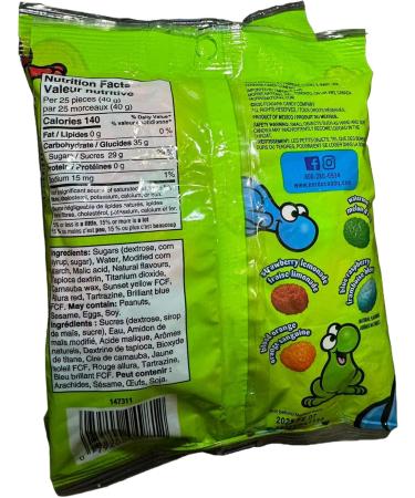 Green Nerds Sour Big Chewy Candy - 170g Pack of 3 | Sweet & Tangy Flavors | Perfect for Snacking & Sharing - Buy Online on GoSupps.com