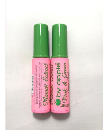 APPLE MASCARA SUPER LASH - PINK & GREEN (BLACK) (2 PCS) BLACK 0.45 Ounce (Pack of 2)