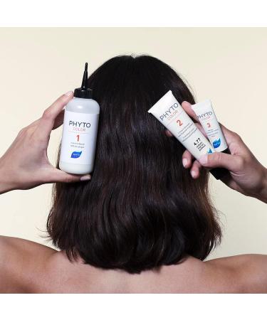 PHYTO Phytocolor Permanent Hair Color - 3 Dark Brown - 100% Grey Coverage - Ammonia-free, PPD-free, Resorcin-free - 0.42 oz - Pack of 1 - Buy Online on GoSupps.com