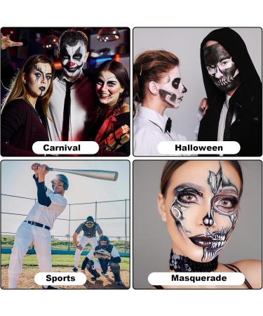  AOMIG Aomig Camouflage Face Painting Body Pencil Stick Face Pencil Stick Army Color Camouflage Face Paint Halloween Makeup (Whit - Buy Online on GoSupps.com