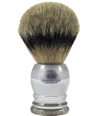 Hans Baier Exclusive Shaving Brush Edition Deutsche Mark - with real 1 DM coin in the foot part