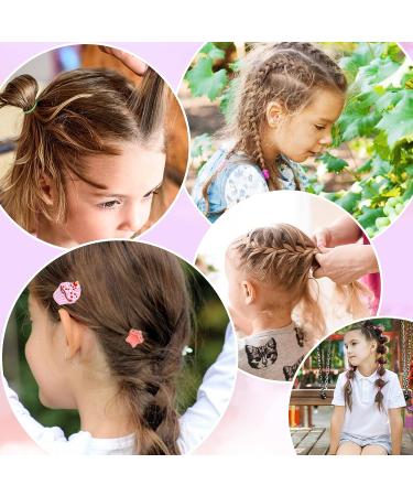 800 Pcs Girls Hair Accessories Set | Hair Ties, Clips, Elastic Bands for Kids, Teens, Toddlers | With Storage Box | Various Styles - Buy Online on GoSupps.com