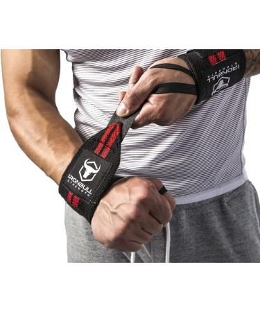 Iron Bull Strength Wrist Wraps & Lifting Straps Combo - Support and Enhance Your Weightlifting Performance - Buy Online on GoSupps.com