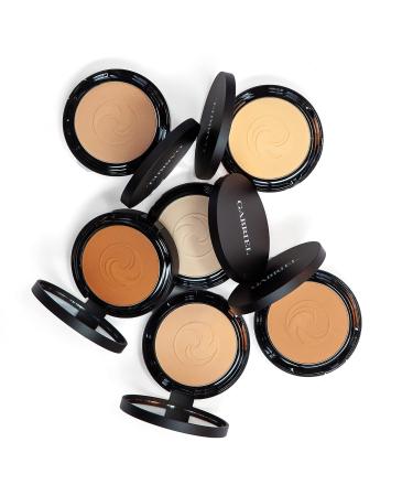 Gabriel Cosmetics Medium Beige Dual Powder Foundation - Natural Pressed Mineral Powder (Medium to Tan/Warm Undertones) | Vegan & Gluten-Free | Paraben-Free & Cruelty-Free | Non-GMO | .32 oz - Buy Online on GoSupps.com