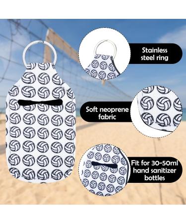 Quelay 20 Pcs Volleyball Hand Sanitizer & Lip Balm Holder Keychains - Reusable Travel Size Bottle Pouches for Backpacks & Purses - Buy Online on GoSupps.com