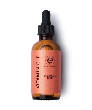 Eve Hansen Vitamin C Serum for Face | (2 OZ) Facial Serum with Natural  Organic Hyaluronic Acid  Vitamin E and Aloe Vera | Brighten  Reduce Appearance of Wrinkles  Fine Lines and Dark Spots 2 Fl Oz (Pack of 1)