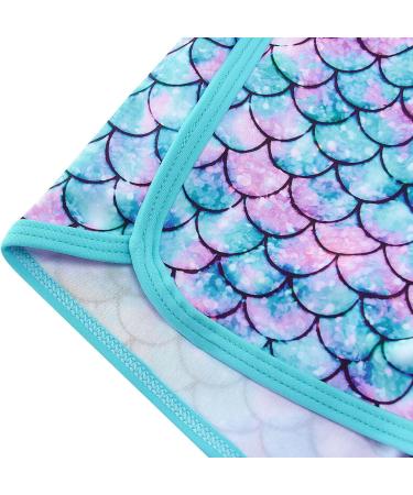 Girls 2 Piece Long Sleeve Swimsuit UPF 50+ Mermaid Design | Ages 4-10 - Buy Online on GoSupps.com