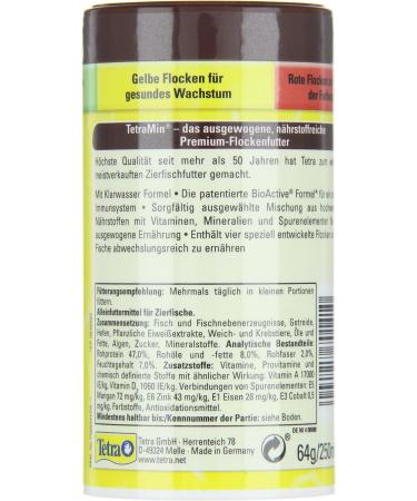 Tetra Min Menu Fish Feed - 4 Special Flakes for Decorative Fish | 250 ml Can (64 g) - Premium Main Feed Mix - Buy Online on GoSupps.com