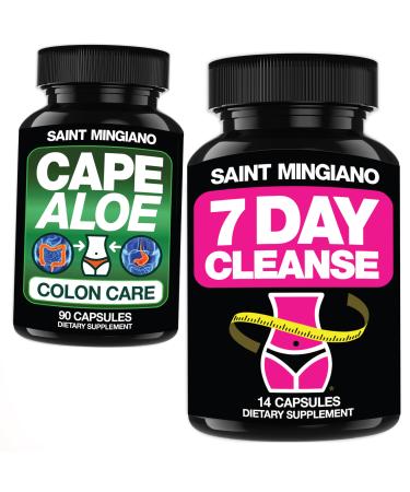 Saint Mingiano 7 Day Cleanse Program - with - Cape Aloe Vera