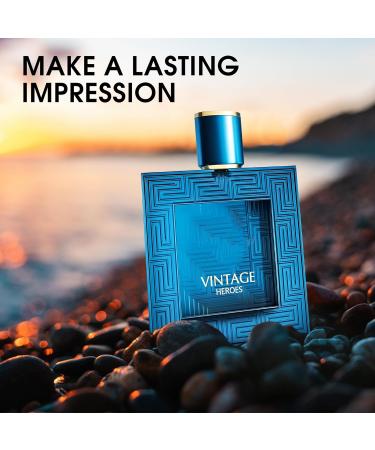 Vintage Hero Men Perfume Cologne for Men Natural Spray Masculine Scent Wonderful Fragrance Gift Eau De Parfum for Daily Use 3.4 Fluid Ounce Vintage Hero 3.4 Fl Oz (Pack of 1) - Buy Online on GoSupps.com