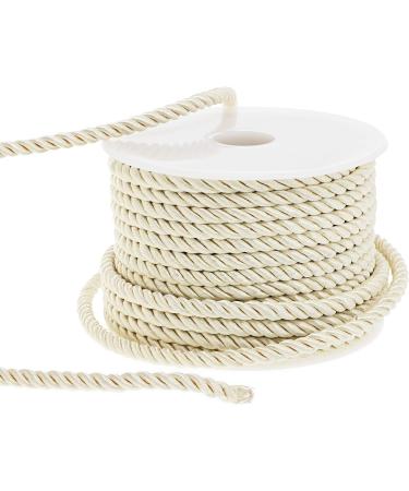 Rayon Nylon Twisted Cord Trim Rope - 36 Yards Cream - 2 Pack - Buy Online on GoSupps.com