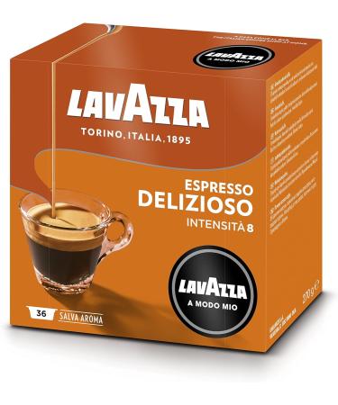 Lavazza A Modo Mio Delizioso 36 Coffee Capsules - Pack of 6 - Buy Online on GoSupps.com