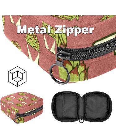 Portable Women's Binding-Storage Bags for Menstrual Cups & Pads - Perfect for Teen Girls - Stylish Cactus Design - Buy Online on GoSupps.com