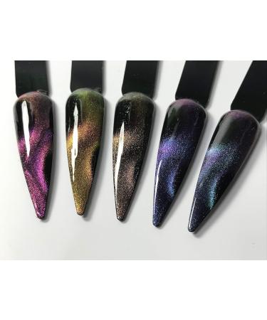 5D Magic Cat Eye Magnetic Gel - Green Turquoise Nail Gel (5ml) | Stunning Nail Art Color for Perfect Manicure - International Shipping Available - Buy Online on GoSupps.com