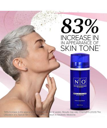 N1O1 Nitric Oxide Activating Serum | Antioxidant-Rich Hydrating Face Serum | Decreases Wrinkles, Minimizes Pores, Improves Skin Texture | 1 Fl Oz - Buy Online on GoSupps.com