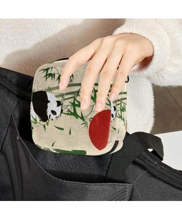 Panda Bamboo Red Mannes Women s Portable Menstrual Cup Holder - Stylish & Eco-Friendly Storage for Teens & Women - Buy Online on GoSupps.com