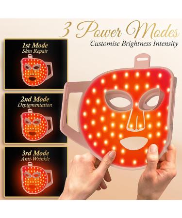 7 Colors Photon LED Face Mask - Anti-Aging Light Therapy for Skin Rejuvenation | Soft Silicone Beauty Device - Buy Online on GoSupps.com