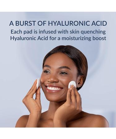 Plexaderm Reset and Replenish Pads with Hyaluronic Acid - Hydrating Skin Cleansing Pads - Buy Online on GoSupps.com