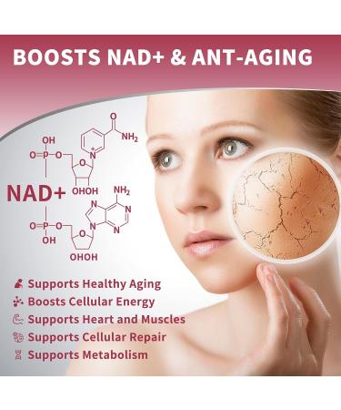NAD Gummies Supplement for Women & Men Pure 500mg Liposomal NAD - Cell Regeneration Energy & Metabolism Support Vegan Sugar Free Additives Free 60 Counts Blueberry Flavor 60 Count (Pack of 1) - Buy Online on GoSupps.com
