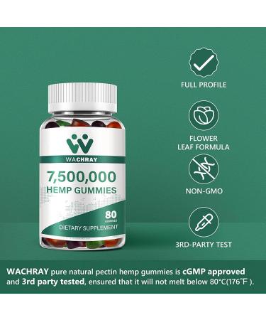 Hemp Gummies High Potency Organic Hemp Oil Extract Edible Gummy from Natural Plant Extra Strengthen Supplement Low Sugar 3-Pack - Buy Online on GoSupps.com