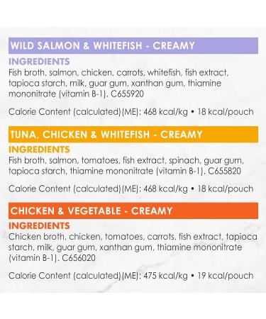 Fancy Feast Creamy Broths Collection Cat Food Complement Variety Pack 3 Flavours - 40 g Pouch (12 Pack) Creamy Broths Variety 12 - Buy Online on GoSupps.com