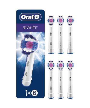 Oral-B 3D White Electric Toothbrush Replacement Brush Heads 6 Count