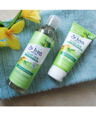 St. Ives Clear Skin Lotion SPF 25 - 3-in-1 Acne Prone Face Moisturizer - Tea Tree & Witch Hazel - 3 Fl Oz - Buy Online on GoSupps.com