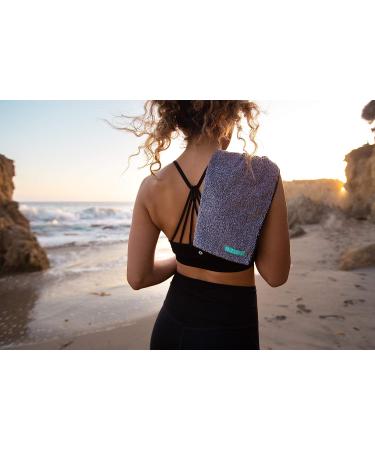 Facesoft Charcoal-Infused Sweat Towel - Detox Your Workout | Super Soft & Absorbent | Eco-Friendly - 38x10 inches - Buy Online on GoSupps.com