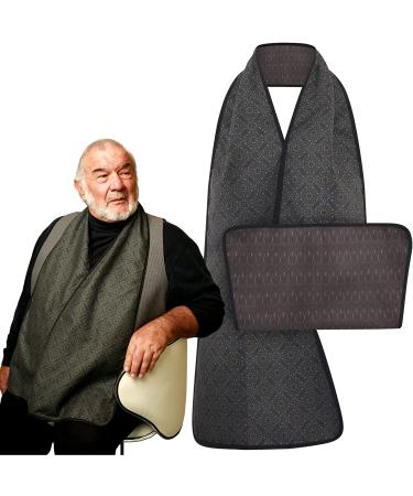 Reversible Adult Bib Scarf | Dignified Clothing Protector | Washable & Reusable - Buy Online on GoSupps.com