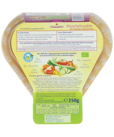 Buy Organic Hipp Mussel Noodles & Children's Plate Bundle - 6 Pack (250g) - Tomatoes Zucchini Carrots & Fine Wild Salmon - International Shipping Available - Buy Online on GoSupps.com