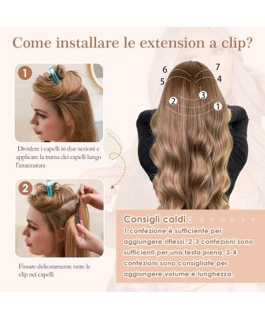 100% Remy Real Hair Clip-In Extensions | UK Fashion Shop | Thin 8 Tresses | 50cm | #4 Chocolate Brown | Fast International Shipping - Buy Online on GoSupps.com