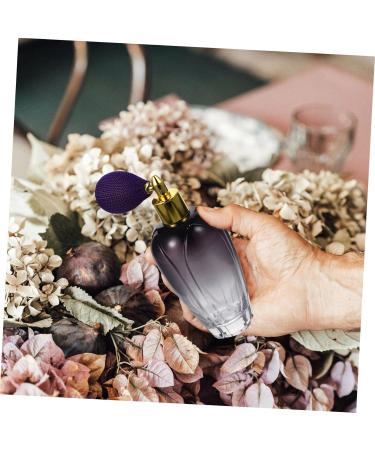 Didiseaon Cosmetic Containers Perfume Bottle Fine Mist Purple Glass Light Bulb Travel Travel Cosmetic Containers 130 ml Purple - Buy Online on GoSupps.com