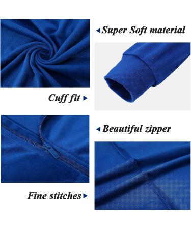 Bobo Bloom Velour Tracksuit for Girls | Hooded Sports Suit | Dark Blue | 5-6 Years - Buy Online on GoSupps.com