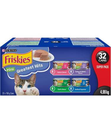 Purina Friskies P te Greatest Hits Cat Food Super Pack + Purina Friskies Tasty Treasures with Cheese Cat Food Variety Pack - Buy Online on GoSupps.com