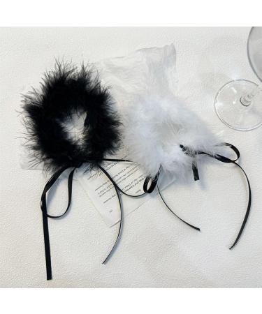 Vsilay Elegant Bowknot Choker Necklace | Stylish Black Neck Chain - Perfect for Spring Fashion - Buy Online on GoSupps.com