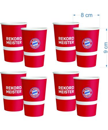 FC Bayern Munich Party Set | XL 34-Piece Football Party Accessories | Perfect for Football Parties & Birthdays - Buy Online on GoSupps.com