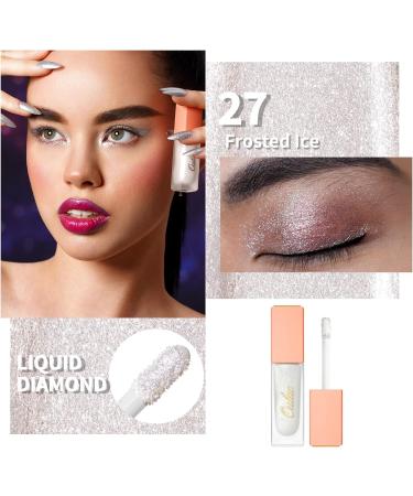  oulac Oulac Liquid Eyeshadow glittery metallic to brighten the eyes liquid eyeliner with a shimmering finish glossy finish smooth eye makeup vegan and - Buy Online on GoSupps.com