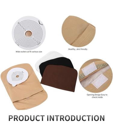4Pcs Stretchy Lightweight Colostomy Bag Covers with Round Opening - Unisex - Buy Online on GoSupps.com