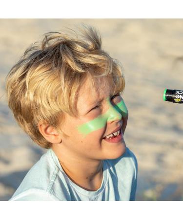 Sun Zapper Zinc Stick - Green Colour Sunblock Stick SPF 50+ Zinc Oxide Face Mineral Sun Cream Made in Australia - Buy Online on GoSupps.com