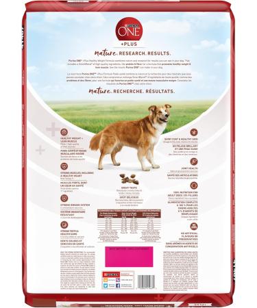 Purina ONE +Plus Dry Dog Food Healthy Weight with Turkey - 7 kg Bag - Buy Online on GoSupps.com