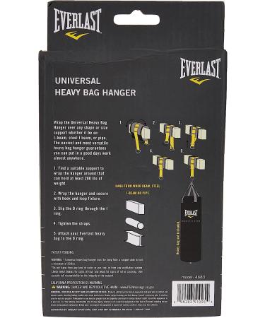 Everlast 4683 Universal Heavy Bag Hanger - Black | Durable gym equipment accessory - Buy Online on GoSupps.com
