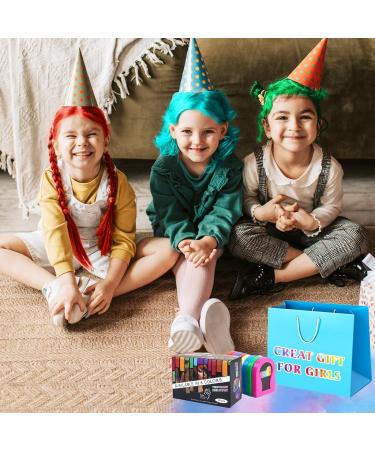 Xumann 8PCS Hair Chalks for Girls Kids Washable DIY Washable Temporary Hair Chalk for Halloween Makeup Birthday Party - Buy Online on GoSupps.com