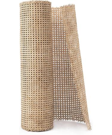 Natural Rattan Webbing for Caning Projects - Pre-Woven Open Mesh Cane Sheet Roll (3 FEET) - Buy Online on GoSupps.com