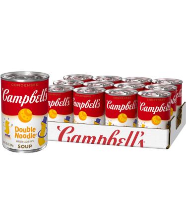 Campbell's Condensed Kids Soup Double Noodle Soup 10.5 Ounce Can (Pack of 12) Kids Double Noodle 10.5 Ounce (Pack of 12)