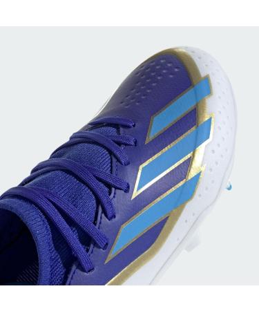Buy Adidas Unisex Kids X Crazyfast.3 FG J Messi Sneakers - 22 EU - Ftwr White Team Royal Blue & Bright Red | International Shipping Available - Buy Online on GoSupps.com