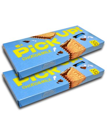TopDeal Pick Up Pack of 2 packs of 5 Choco & Milk bars 10 x 28 g